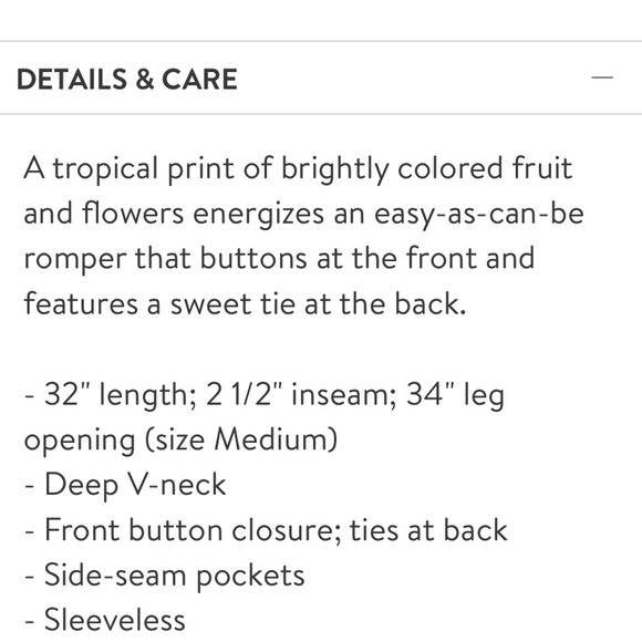 Marine Layer romper - Picture 9 of 10